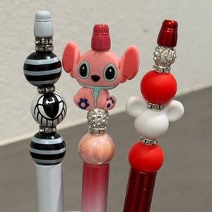 P20. Set (3)Colorful Character-Themed Pens